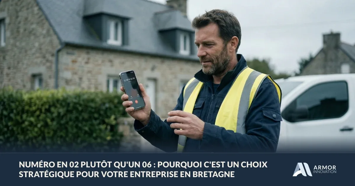 Numéro en 02 plutôt qu'un 06 pour votre entreprise en Bretagne, Armor Innovation