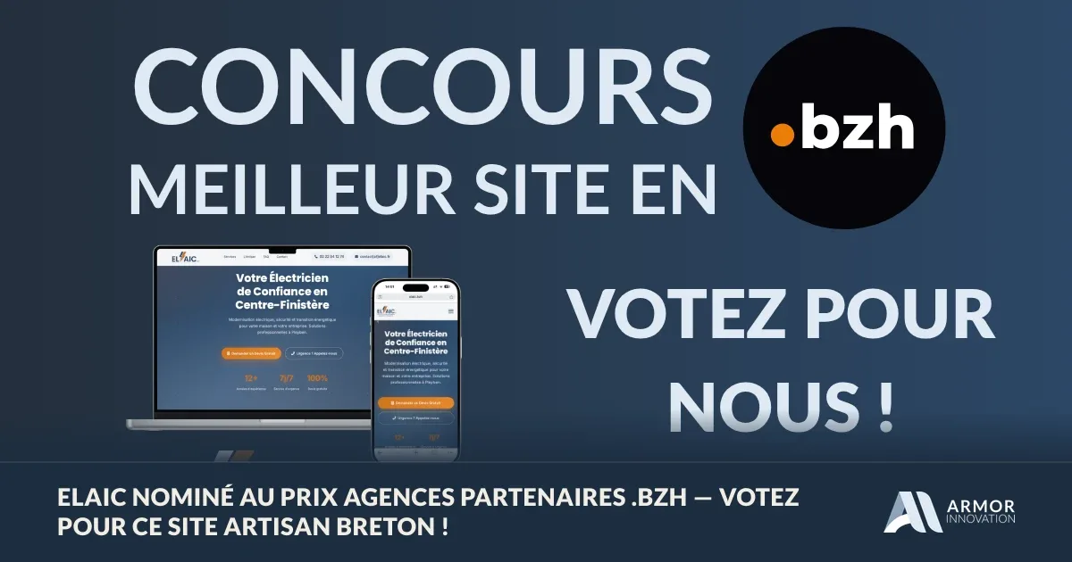 ELAIC nominé au Prix Agences Partenaires .bzh, Armor Innovation