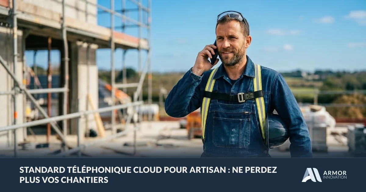 Standard téléphonique cloud pour artisan, Armor Innovation