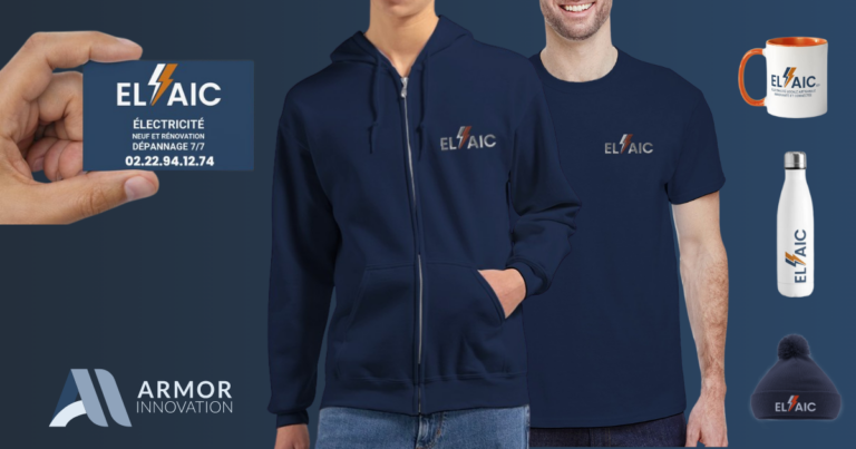 Pack complet identité visuelle artisan Pleyben pour Elaic